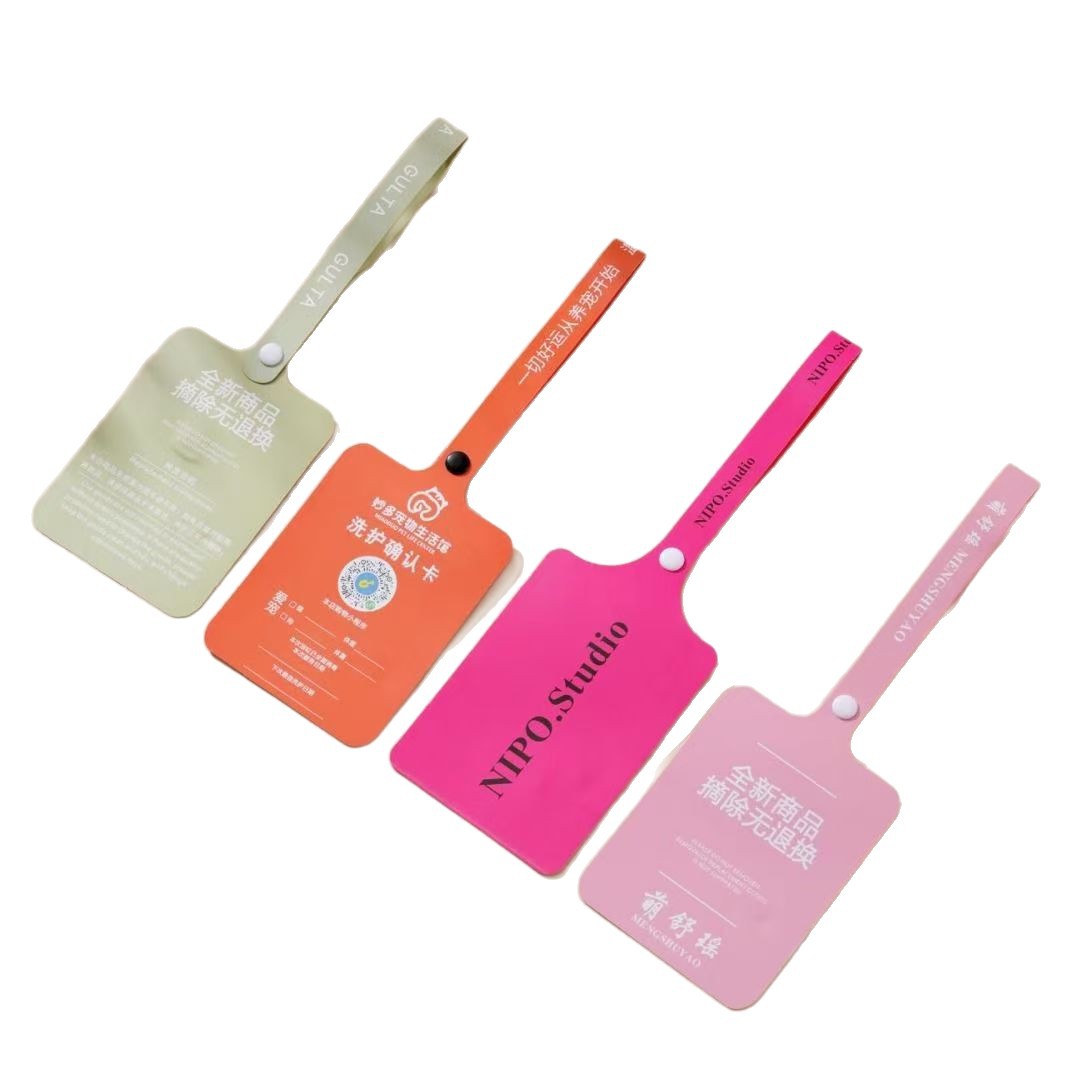 Soft Plastic New Paper Tag, Paper Anti-Tamper Buckle, Anti-Theft, Anti-Adjustment, Moisture-Proof, Anti-Counterfeiting Buckle, Tear-Resistant Disposable Tag