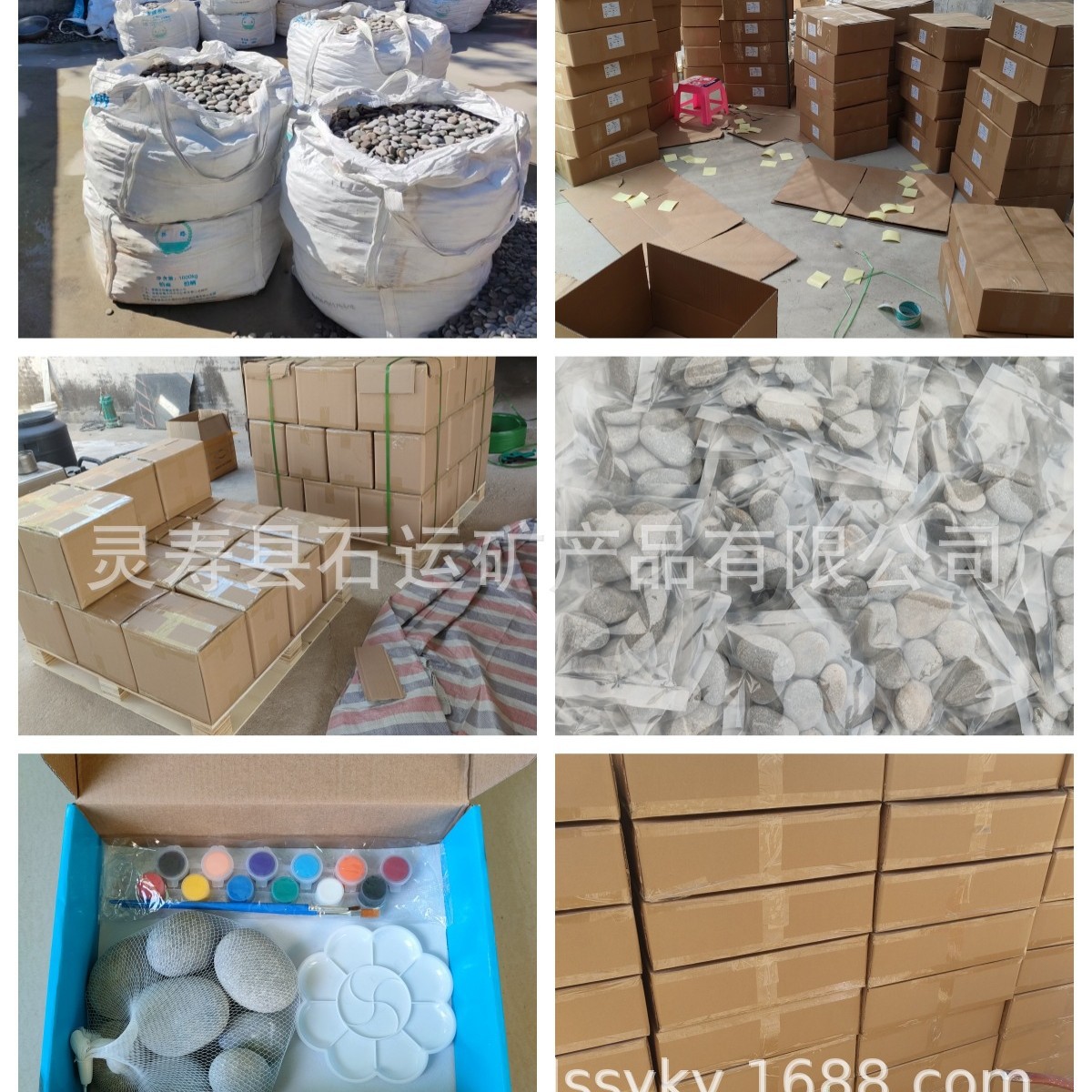 Painting stone DIY creative hand-painted stone children's painted pebbles water polished cobble flat stone wholesale in large quantities