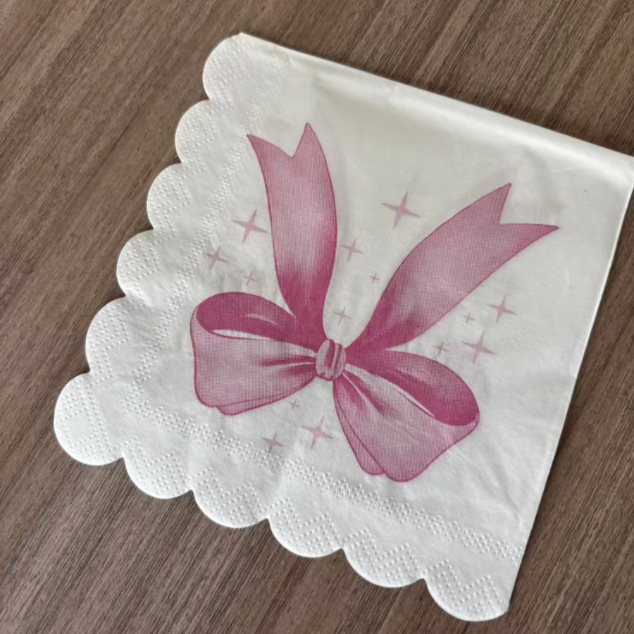 250 Colorful Printed Napkins Customized Cross-Border Cocktail Napkins Disposable Party Napkins Small Batch Customization