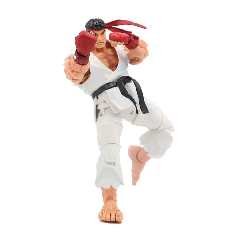 Фигура белого дракона из классической игры NECA Street Fighter 7 дюймов, ручная работа, коллекция