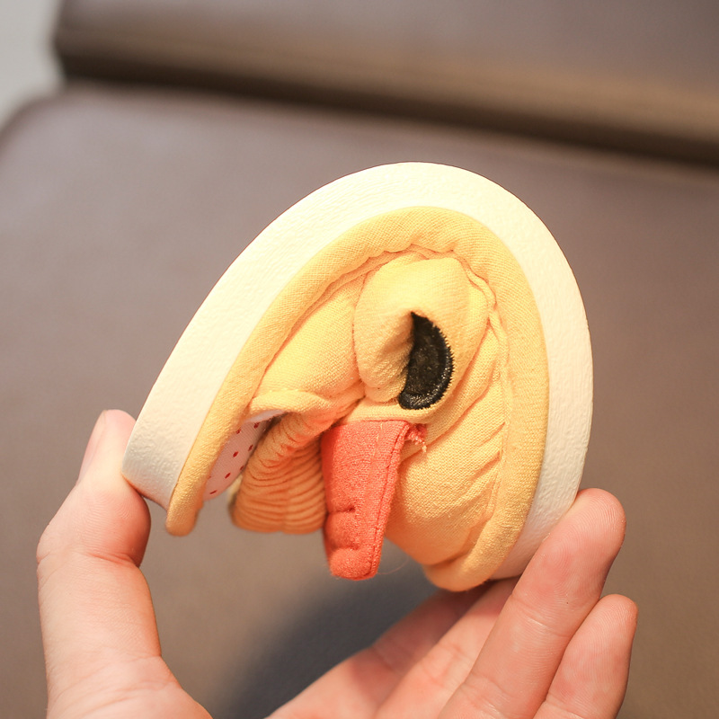 Floor Slippers Spring Autumn Cotton Lovely Cartoon Head Girls Loose Slippers Boys Dinosaur Cloth Slippers