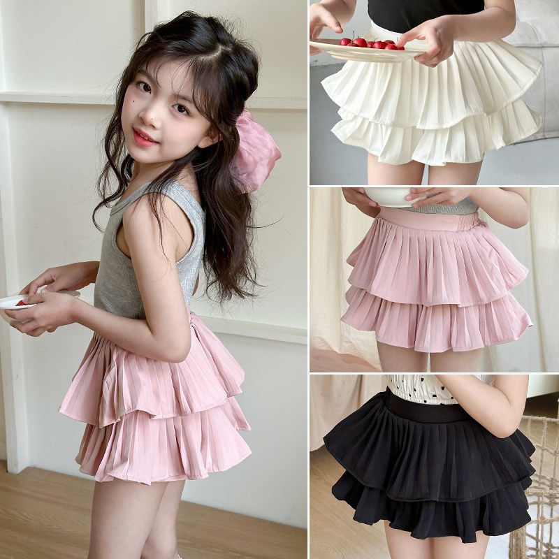 Юбка для девочек, летнее платье, юбка для принцесс