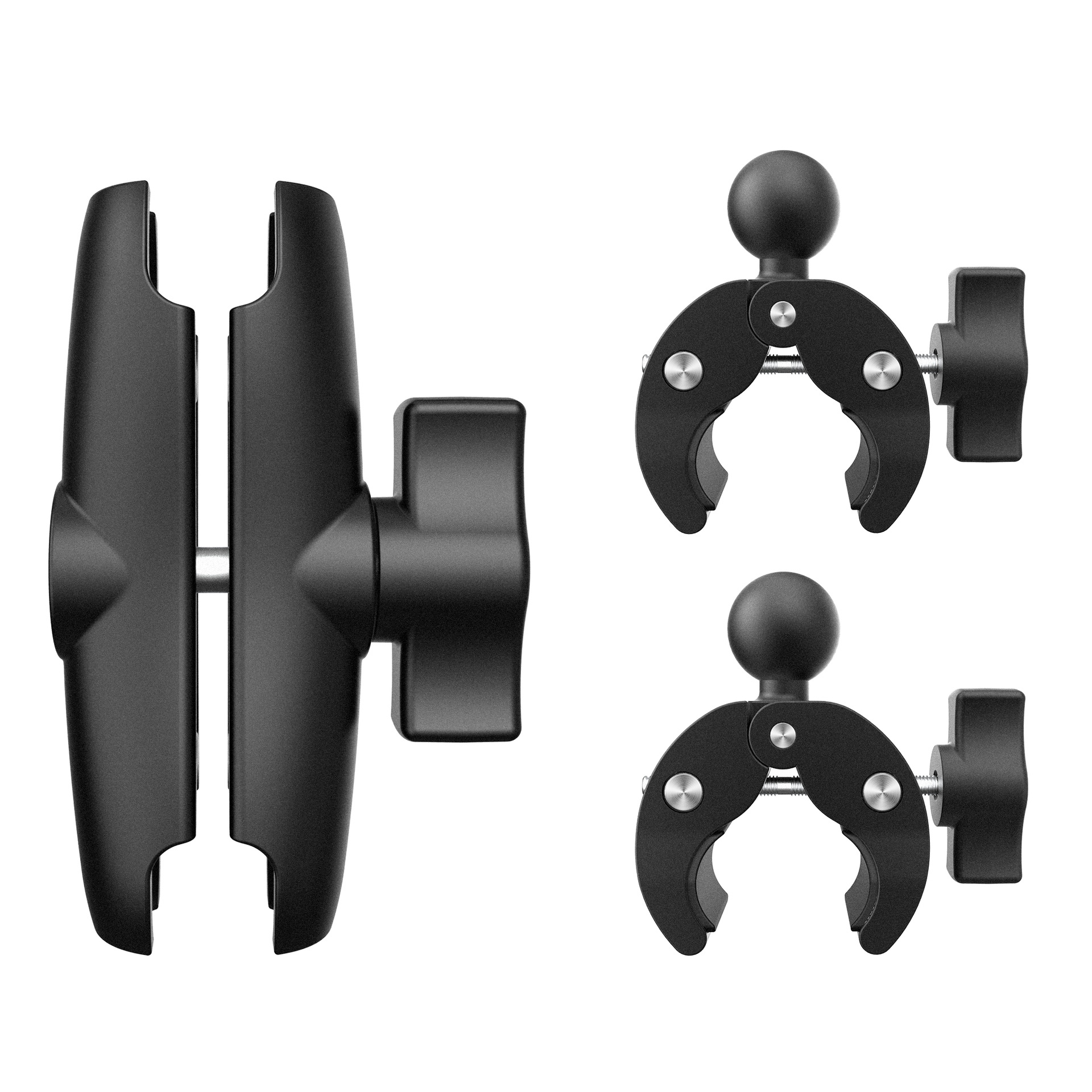 1 inch ball head bracket 25mm golf head base crab clamp motorcycle shooting quick release powerful clamp