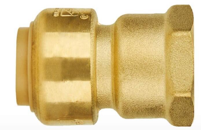 2-Pack Male Adapter 1/2 Inch by 1/2 Straight Connector Push-In