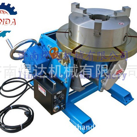 100kg through hole 170mm welding positioner with 400 Chuck/welding rotary table/perforated welding turntable