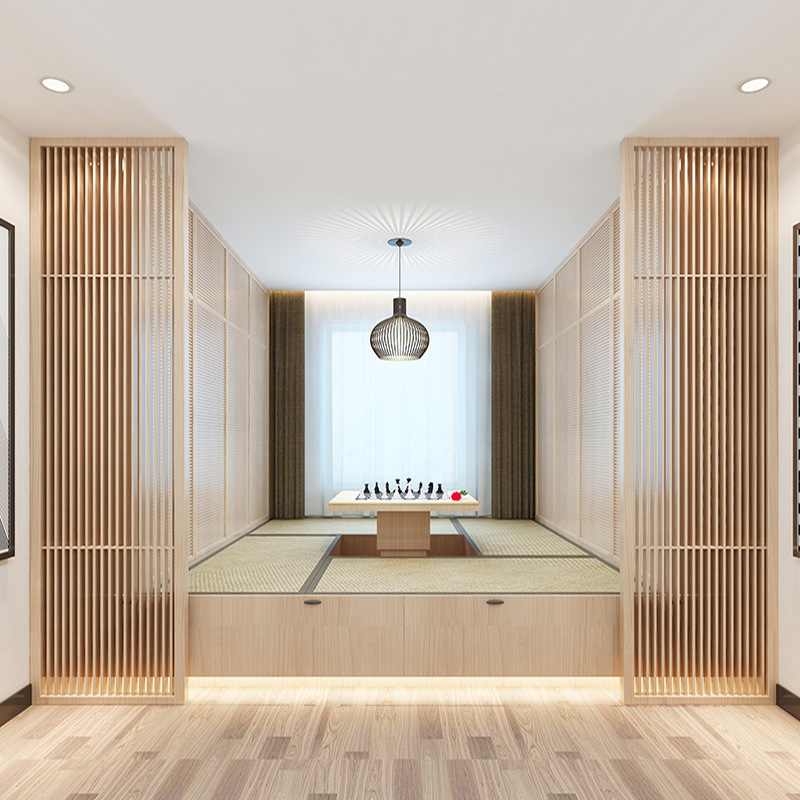 Новая китайская перегородка, японская, полая, из массива дерева, простая, для телевизора