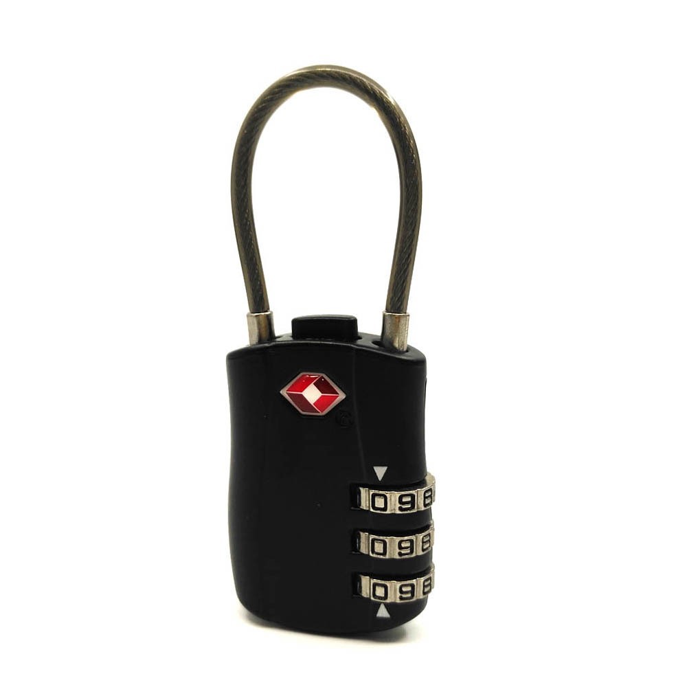 Cross-Border Popular Tsa007 Wire Rope Customs Password Hanging Metal Cabinet Mechanical Trolley Bag Lock 527 Lock