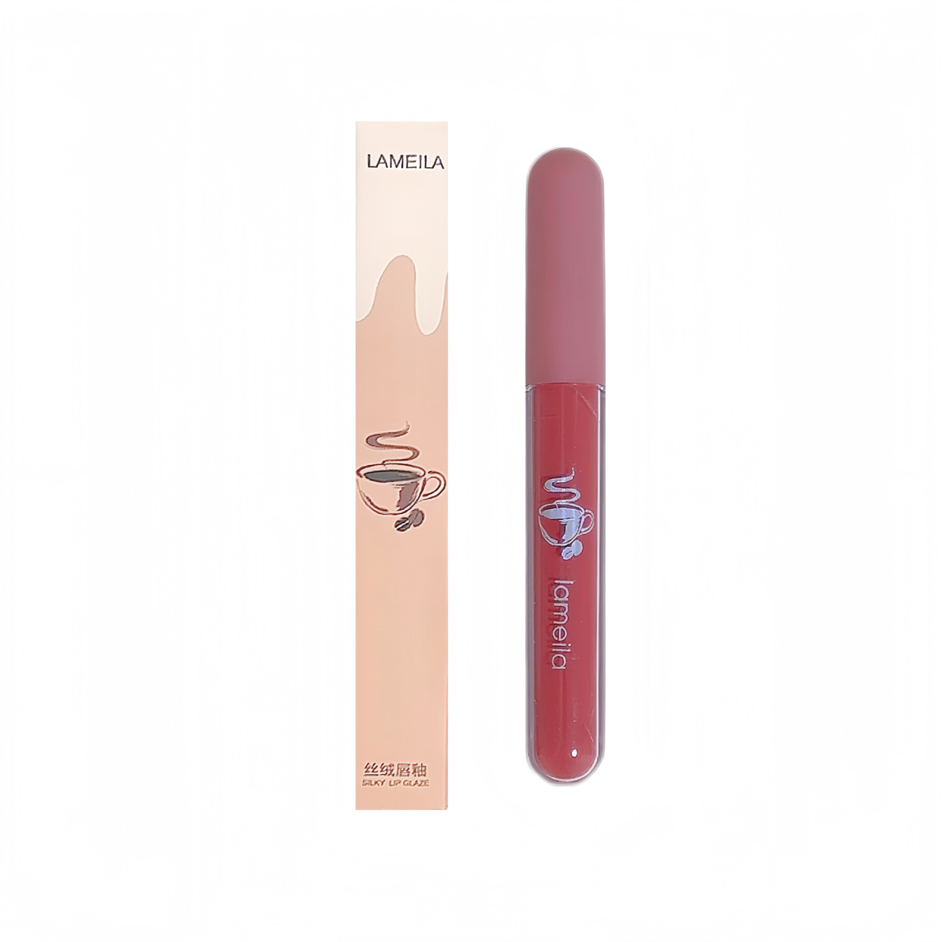 [Export/Cross-Border Lameila Only] Silky Glass Lip Glaze Moisturizing Lip Gloss Lip Gloss Dye Lip Liquid Moisturizing 1041