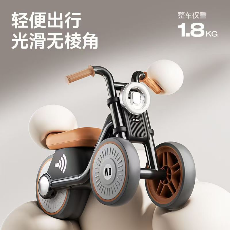 B Prince Harley Car Kidsren 1 to 3 Years Old Balance Car Baby Four-Wheel Walker Motorcycle Slider Strange