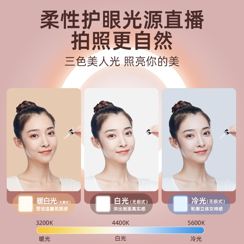 Beauty Fill Light Indoor Soft Light Box Led Portrait Shooting Lighting Douyin Live Short Video Fill Light Set