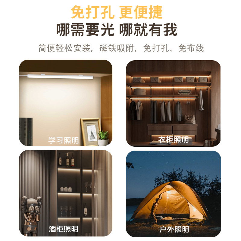 Cool Lamp USB Eye Protection Study Lamp Student Dormitory Special Lamp Desk Dormitory Magnetic Night Light Reading Desk Lamp