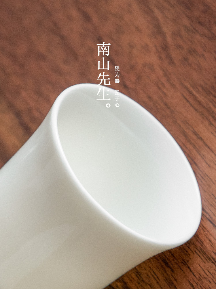 Оригинальная белая чайная чашка, керамическая, для дома, маленькая, одиночная, мастерская чаша, набор для кунг-фу чая