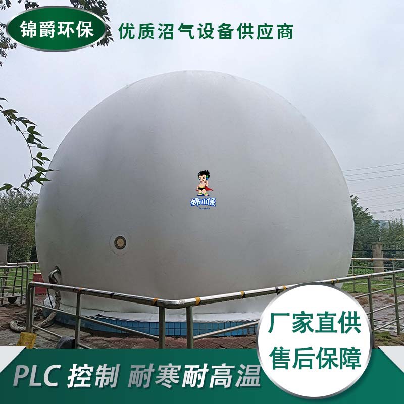 Complete Set of Thickened Biogas Double-Membrane Gas Storage Tanks for Farms, Paper Mills, and Sewage Treatment Plants, Independent Biogas Spherical Gas Storage Tanks