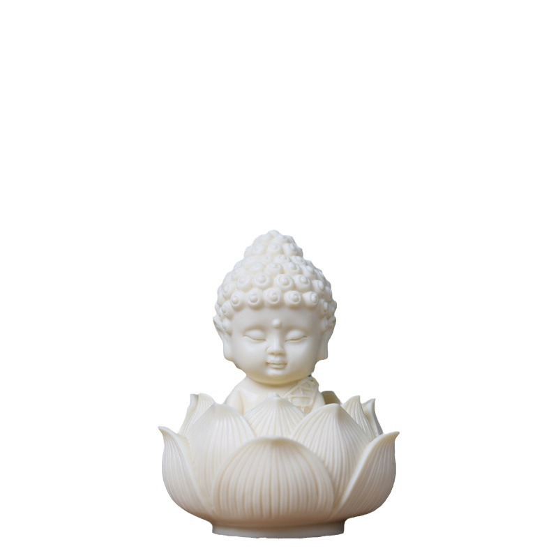 Ivory Bodhi Fruit DIY Baby Buddha Lotus Base 240/Set Ornaments Bodhisattva Tea Pet Crafts Car Hanging Decorations