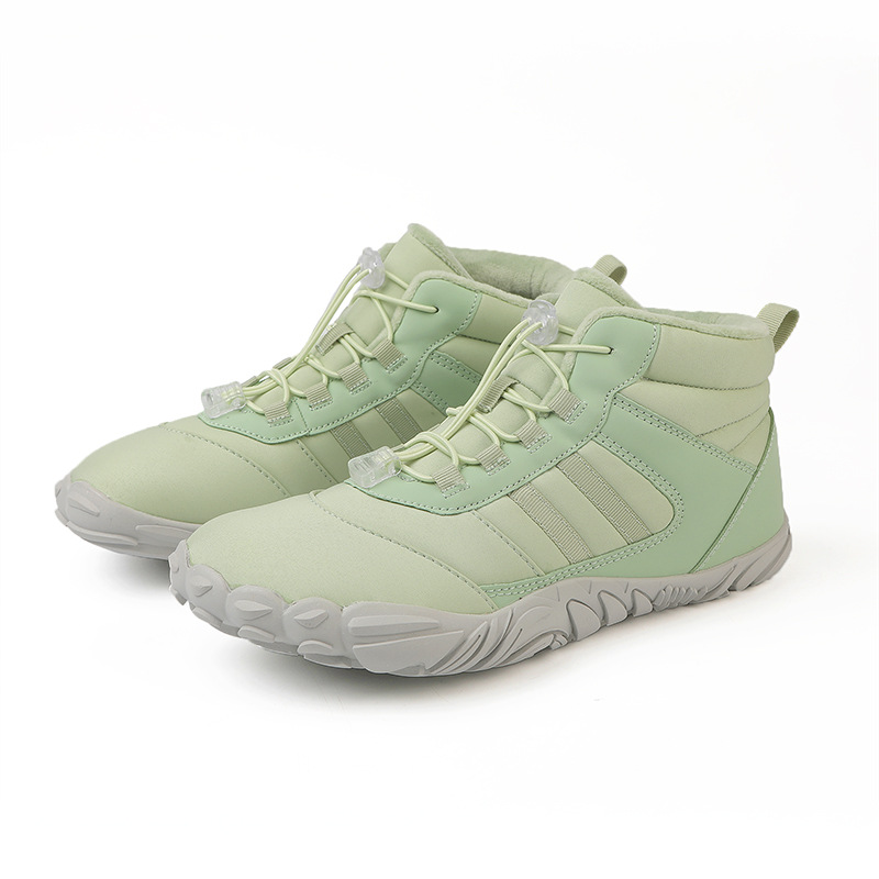 Factory Outlet Winter Cotton Shoes Couple's Outdoor Snow Thickened fleece-lined Climbing Non-Slip Cold-proof Warm Waterproof Shoes