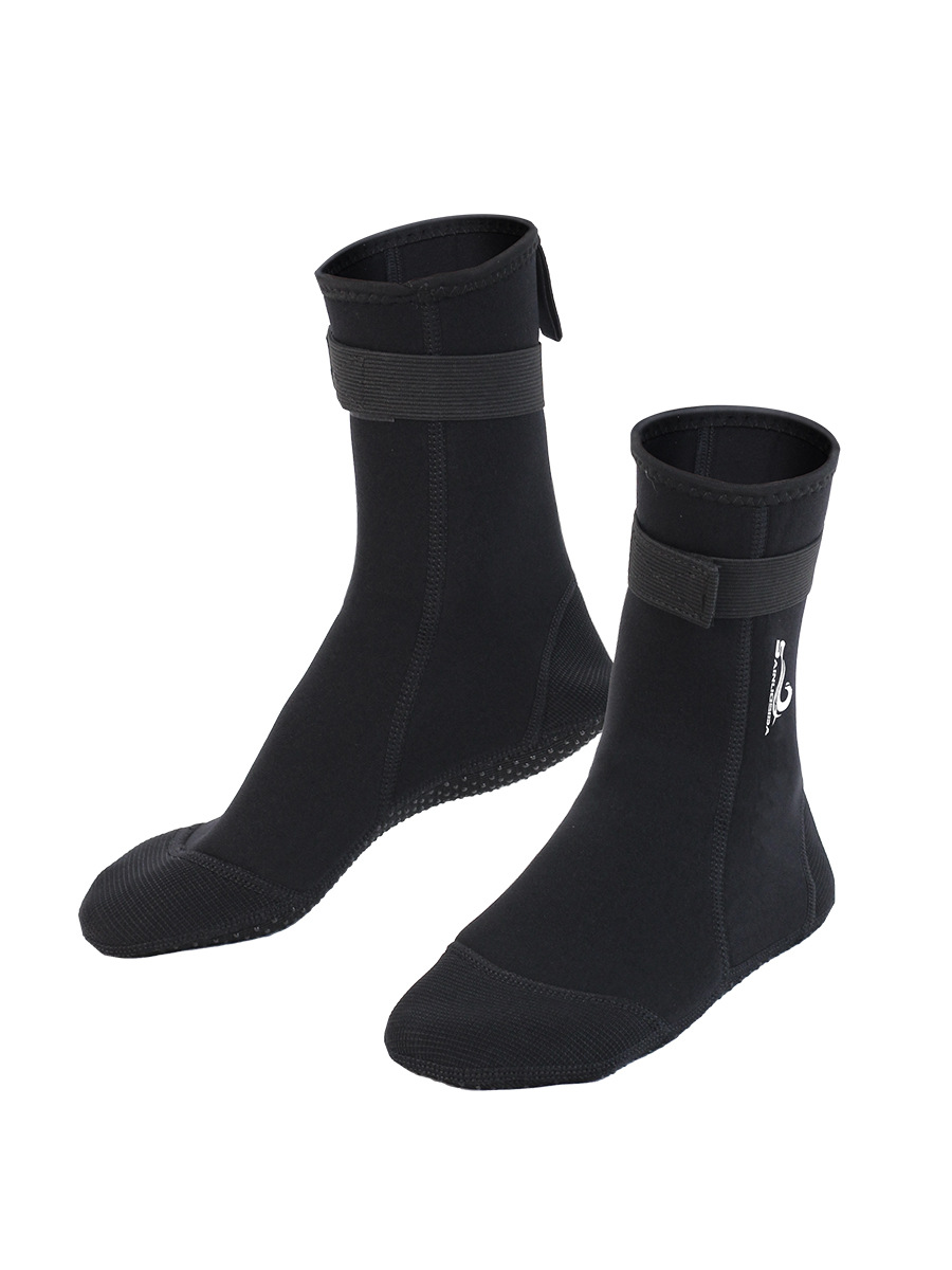 Cross-Border Diving Socks, Waterproof, Non-Slip, Wear-Resistant Sports Socks for Men and Women, Adult Wading Swimming Warm Beach Socks Wholesale