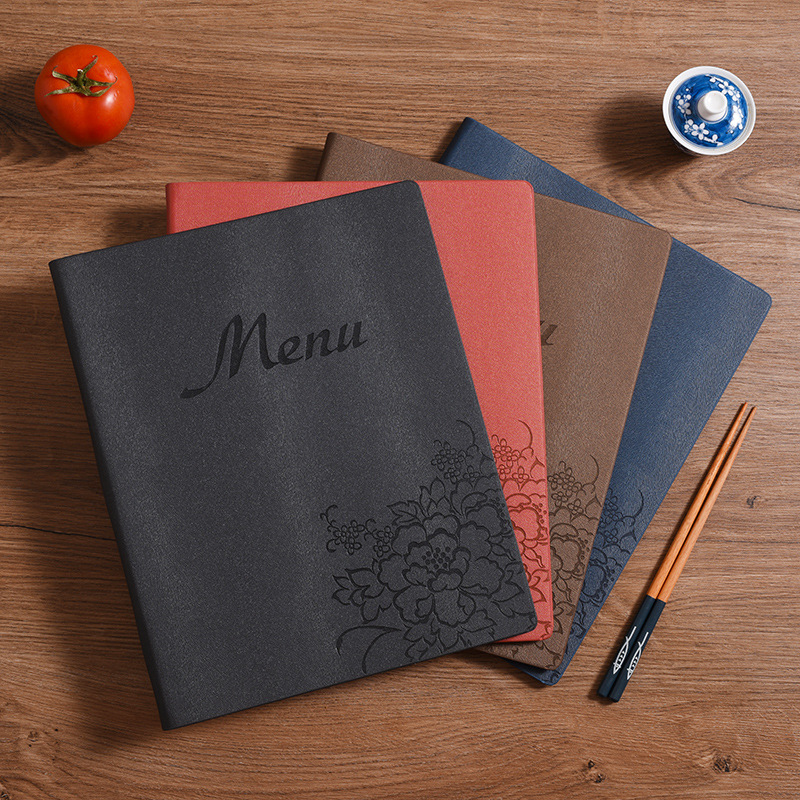 высококачественная кожаная папка A4, прозрачная, гид по услугам отеля, прайс-лист на вино