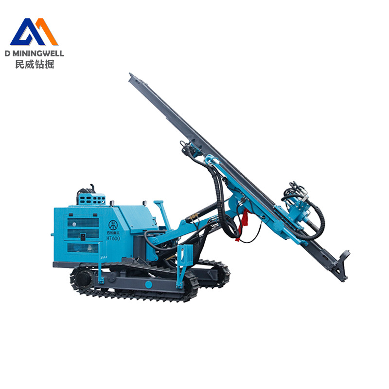 Minwei open-pit down-the-hole drilling rig impact crawler bolt HT600 drilling truck drilling rock drill drilling mining machine