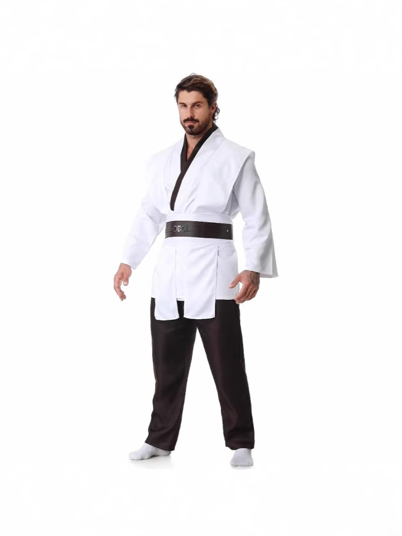 Obi-Wan Kenobi Cos Suit Star Wars Cosplay Costume Halloween Jedi Knight Cosplay