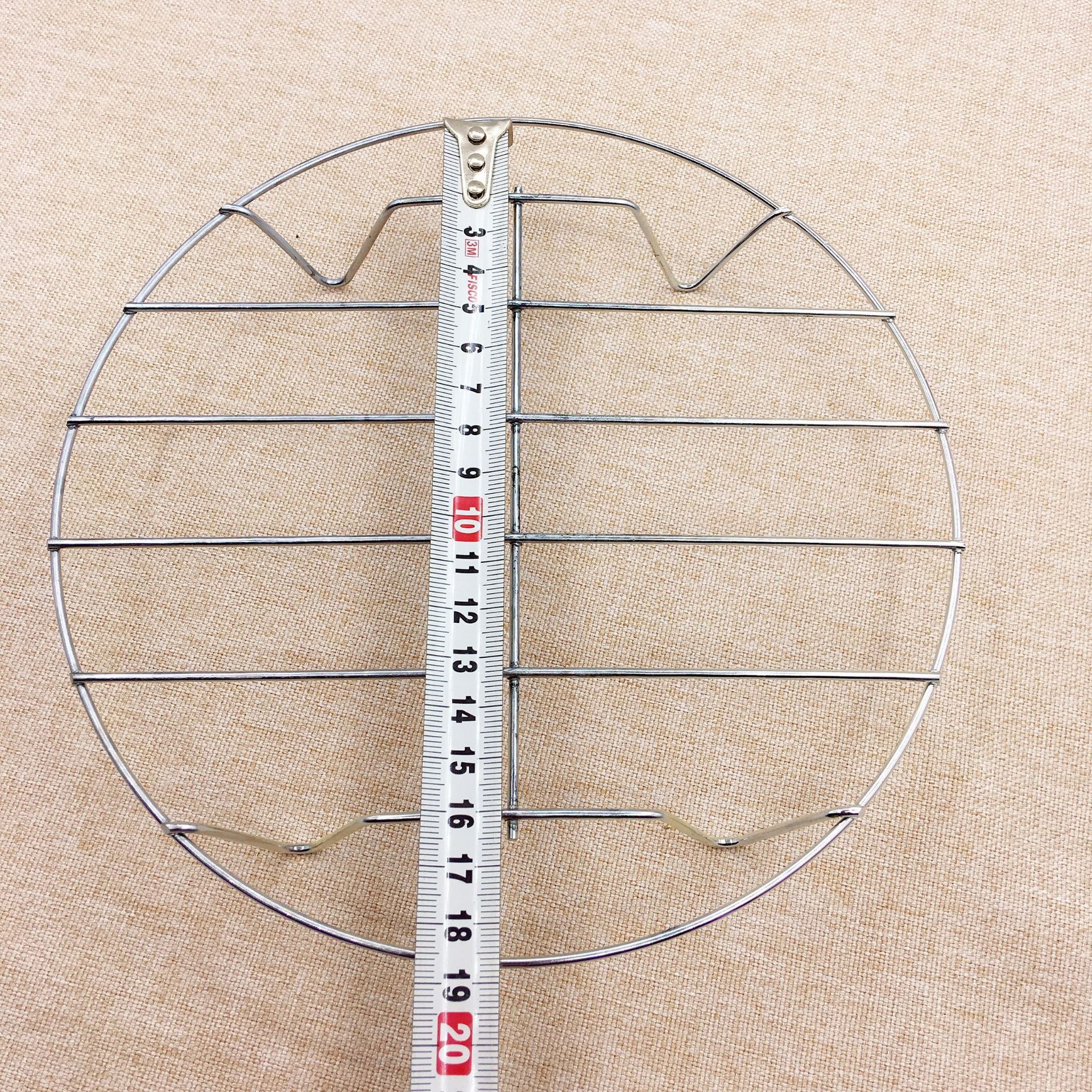 Metal steamer pot cover rack barbecue grill metal shelf bracket two yuan store department store supply