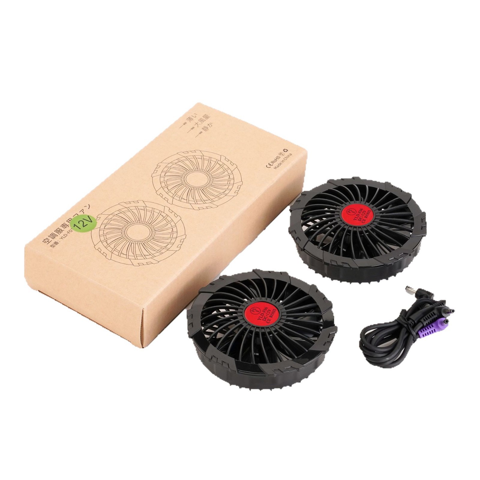 Factory direct summer cooling fan clothing 5V12V19V24V30V air conditioning clothing battery work clothes accessories