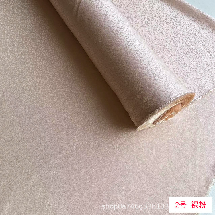 22 Mmi Woven Gold Silk Jacquard Mulberry Satin Fabric Jacquard New Chinese Clothing Cheongsam Hanfu Jacket Fabric