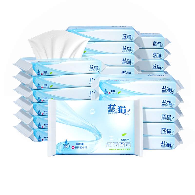 Baby-Specific 5 Packs of Soft Tissues, Cream Tissues, Infant and Toddler Facial Tissues, Cloud Soft Tissues, Convenient Pack, Super Soft Delivery