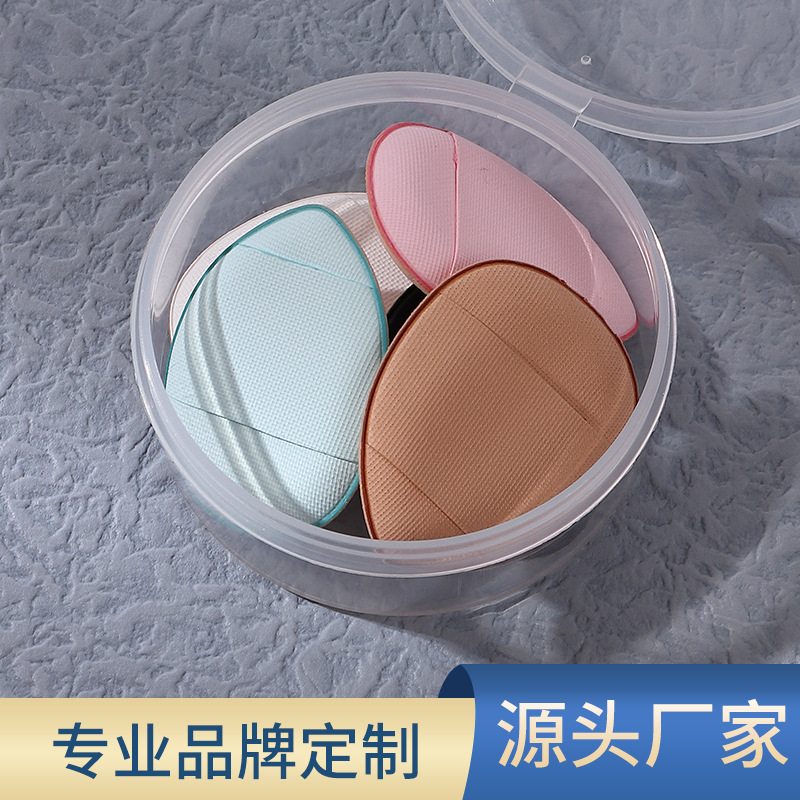 Корейский стиль, мини-пуховка для пальца, маленькая, каплевидная, инструмент для макияжа