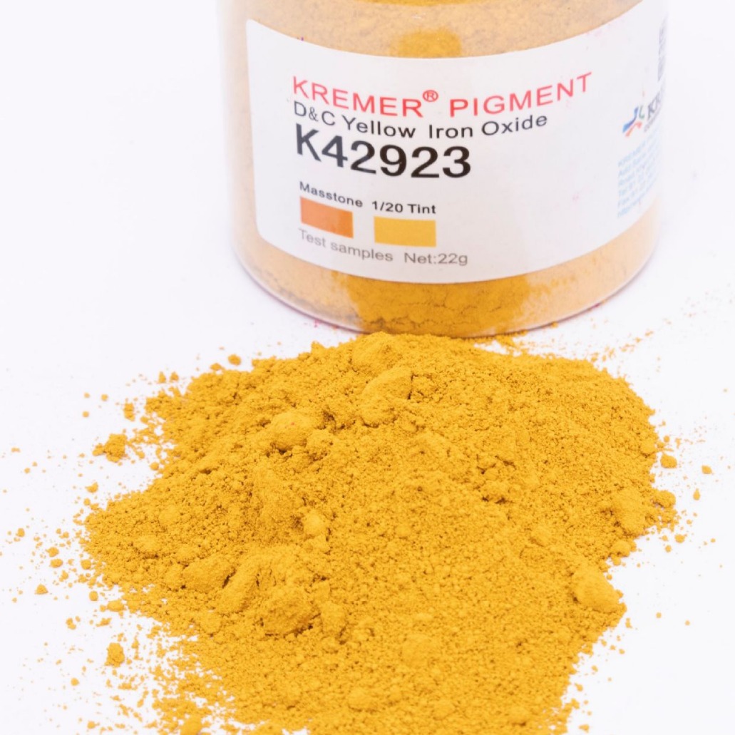 Желтый оксид железа, высококачественный цветной порошок, косметика, K42923