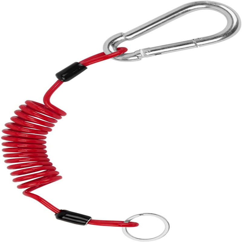 2025 New Product 4ft Separate Trailer Cable, Trailer Brake Security Cable Spring Rope