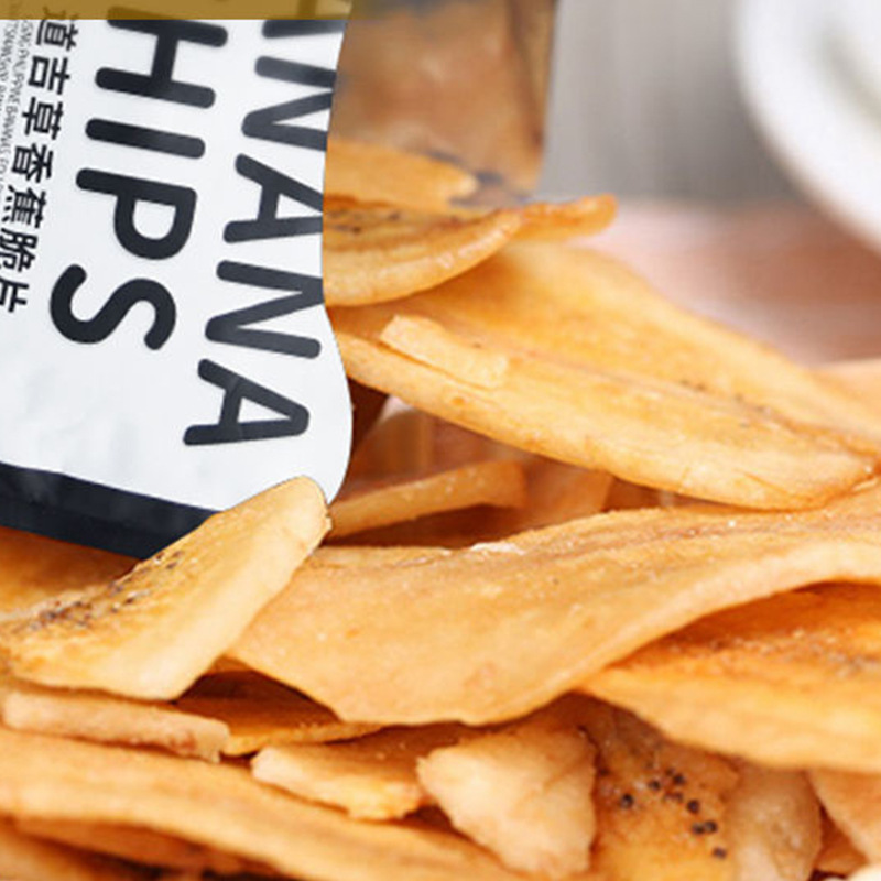 Philippine Daoji Grass Banana Chips 60g Dried Fruit Banana Chips Casual Snacks Wholesale Banana Chips
