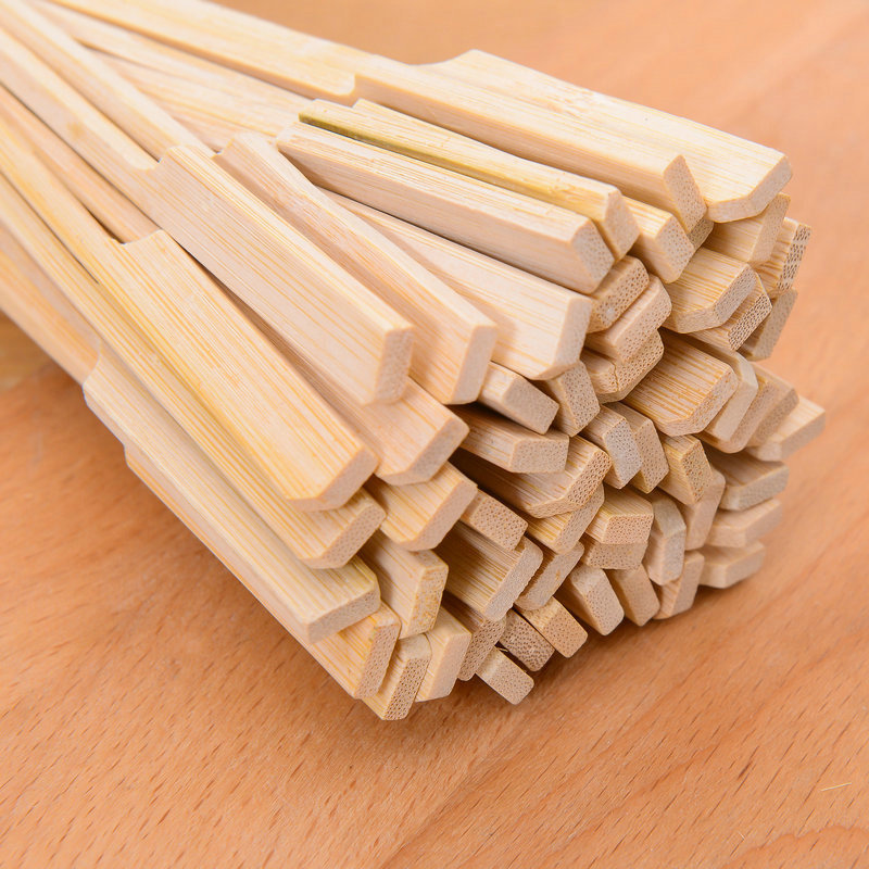 Guandong boiled bamboo stick iron gun string disposable string stick commercial iron gun string bowl chicken barbecue stick with handle bamboo stick