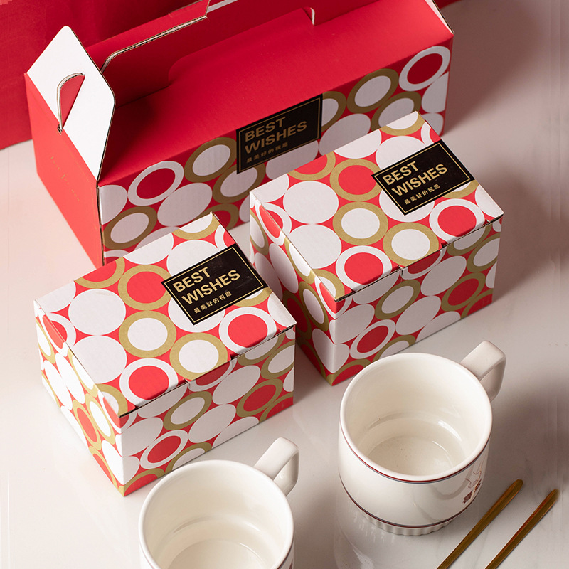 Wedding Cup Pair of Mug Wedding Engagement Gift for New People's Best Friends Couple Pair Cup Gift Box Accompanying Gift
