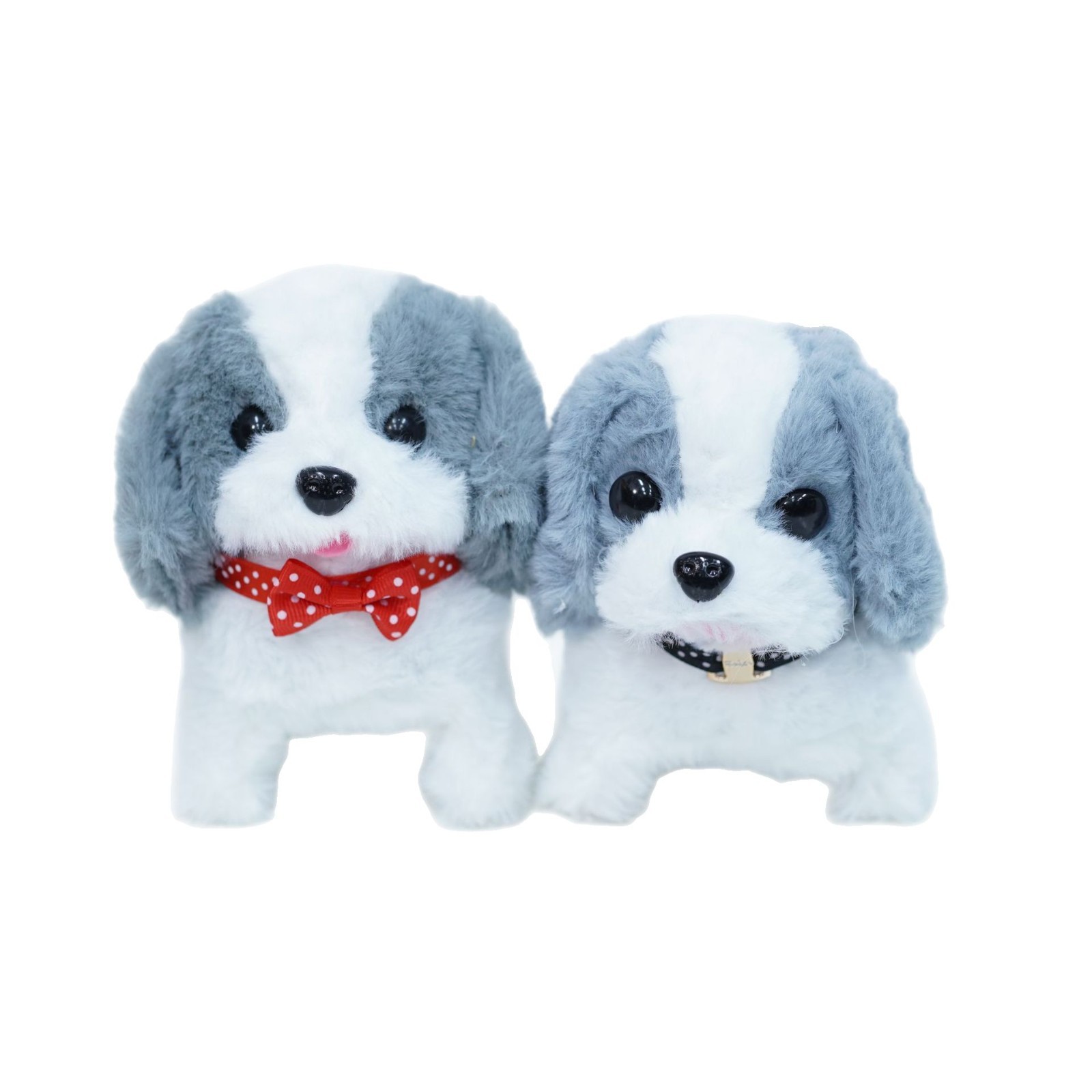 Unable to Rabbit Cute Plush Electric Puppy Kidsren's Gift Artificial Toy Digital Pet Can Walk and Bark Nodes