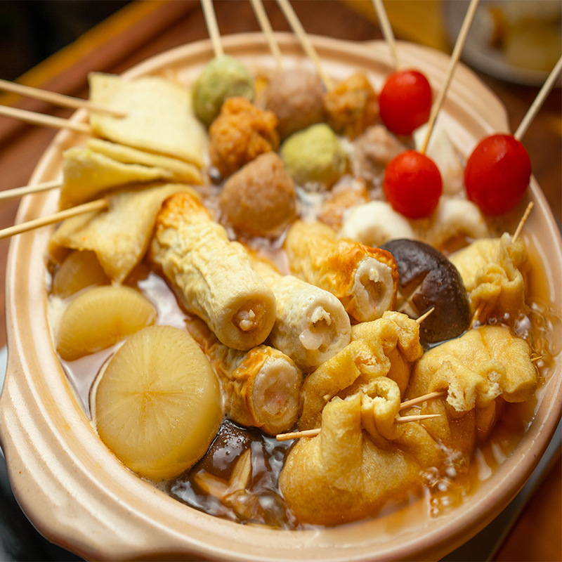 Oden Ingredient Set Japanese Style Roen 711 Sweet and Spicy Hot Pot Balls Semi-Finished Ingredients for Commercial Use