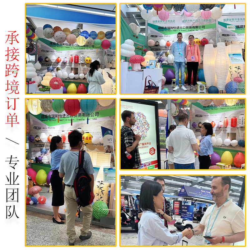 Wedding Paper Lantern Kindergarten Hand-painted Lantern Children's Handmade DIY Lantern Festival Wedding Festive Decoration Lampshade