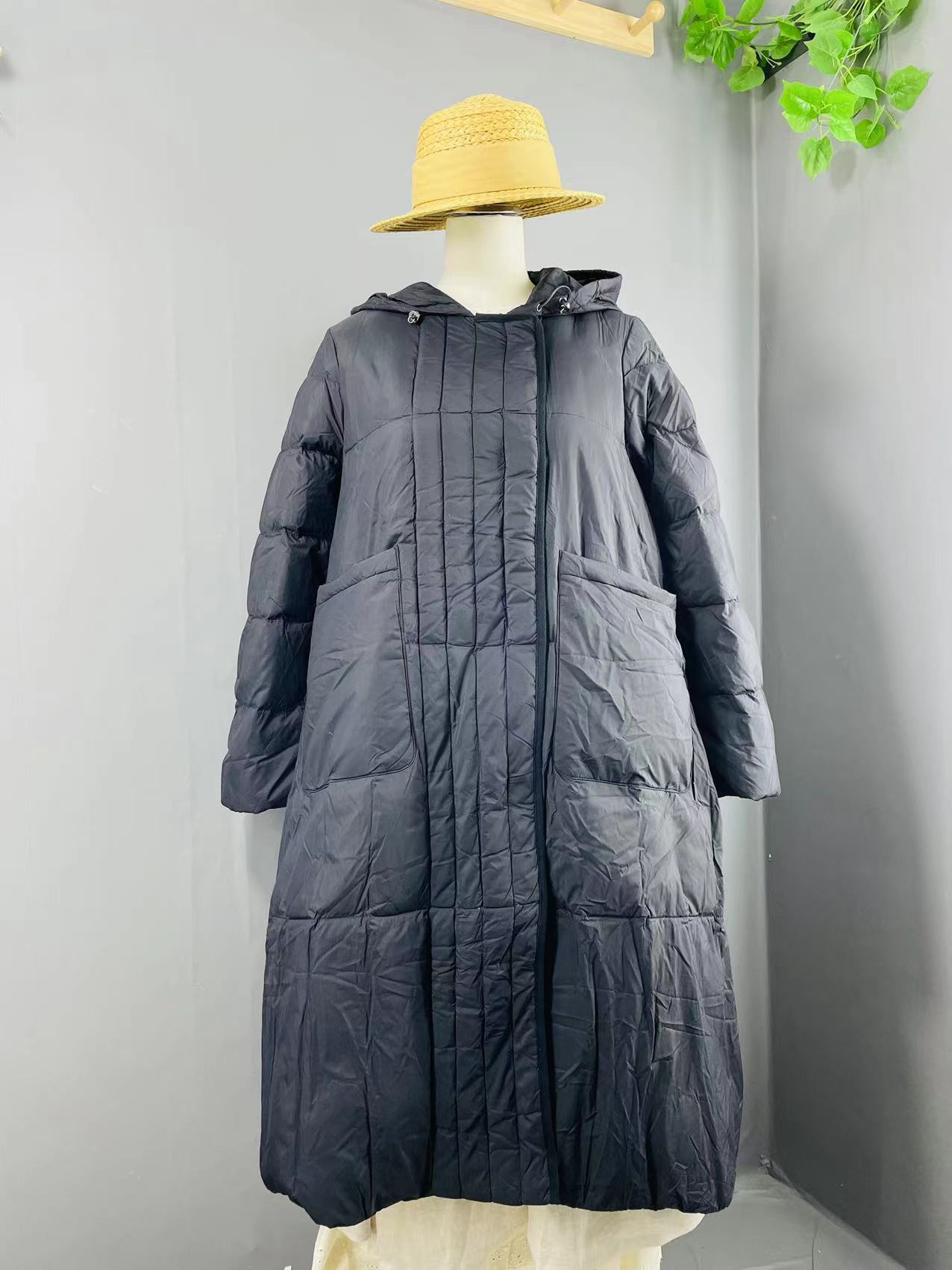 Special Offer 2025 Spring New Women's Turtleneck Loose down Jacket Versatile Export Style Thick Long-Sleeved White Duck down Coat