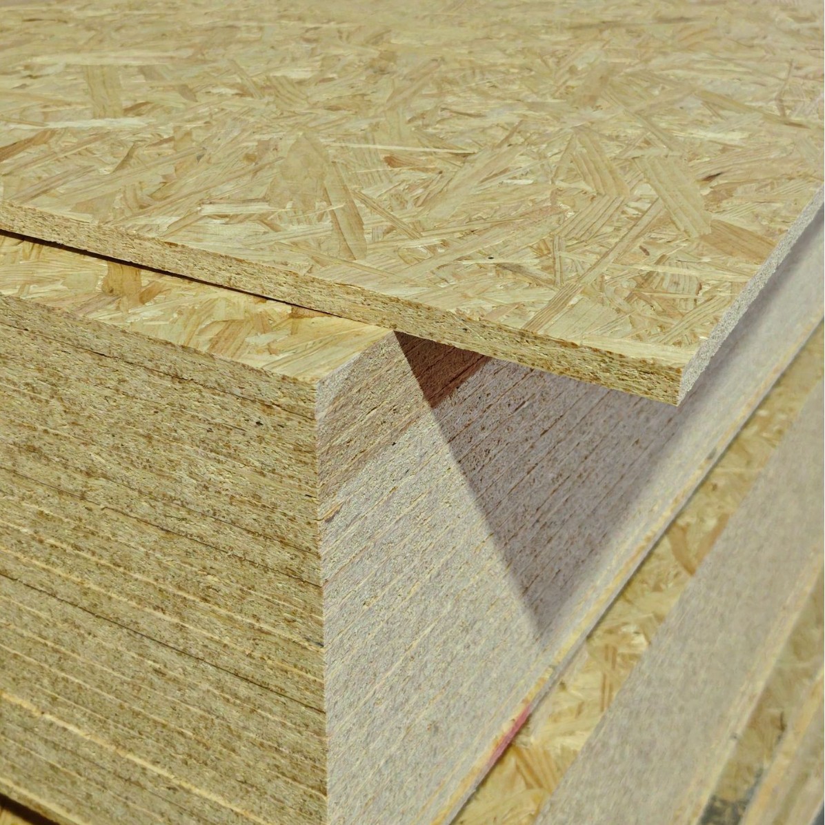 in stock supply OSB board Masson pine board wood shavings decorative board light steel villa board home decoration board