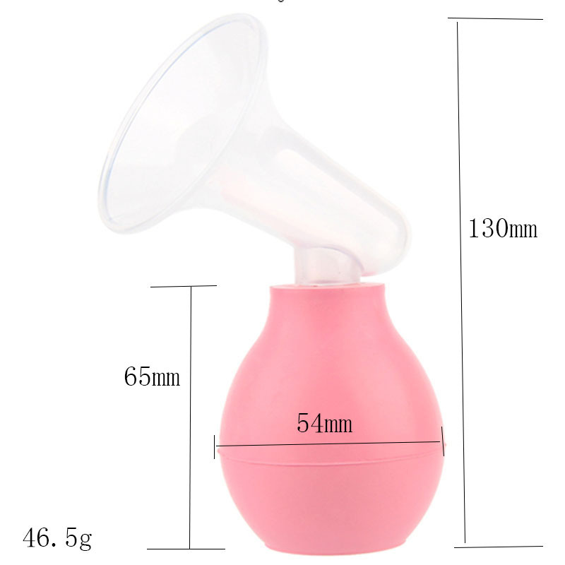 Spot Wholesale Maternal and Infant Products Rubber Breast Pump Ball Manual Breast Pump Transparent Horn Silicone Rubber Factory
