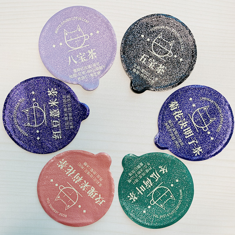 Ароматизированная чайная алюминиевая пленка, герметизирующая пленка, алюминиевая пленка для крышки, пленка для крышки PP, алюминиевая пленка с тиснением