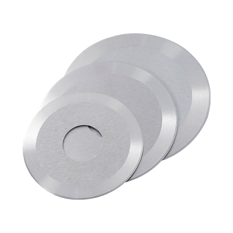 Slitting Circular Blade Cutting Machine for Cutting Paper Tubes, Rubber, Melt-Blown Fabric, Leather, Non-Woven Fabric, Alloy Tungsten Steel for Efficient Cutting