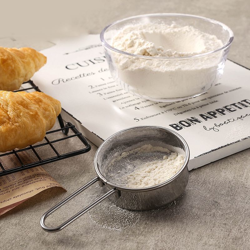 Мини-сито для муки 304 нержавеющая сталь сетка кофе сахарная пудра какао пудра рассеиватель выпечки фильтр