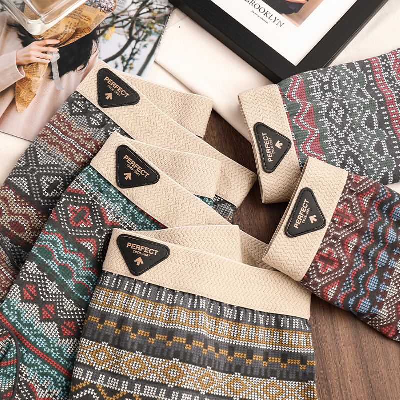 Chinese Retro Underwear Women's Cotton New Antibacterial Crotch Girls' Boxer Briefs Ethnic Style Breathable Mid-Waist Shorts