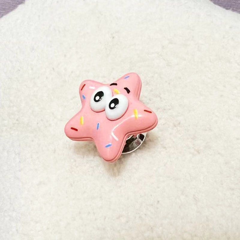 Explosions Patrick Toilet Box Press Long Nail Manicure Special Creative Toilet Flush Switch Auxiliary