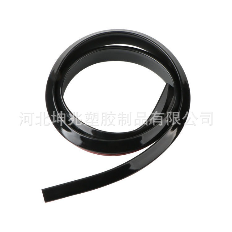 Universal Car Rear Wing Carbon Fiber Pattern Modification, No-Drill Spoiler, Soft 3D Carbon Fiber Fixed Wind Wing with Carbon Fiber Pattern