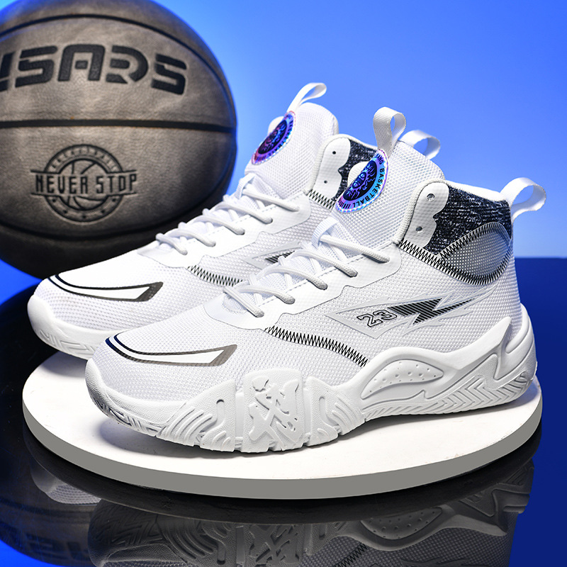 Yuanyang 6 Kidsren's Primary and Secondary School Students 7 Basketball Shoes 8 Boys 9 Sports Shoes Cement Floor Practical 15-Year-Old Youth Sneakers