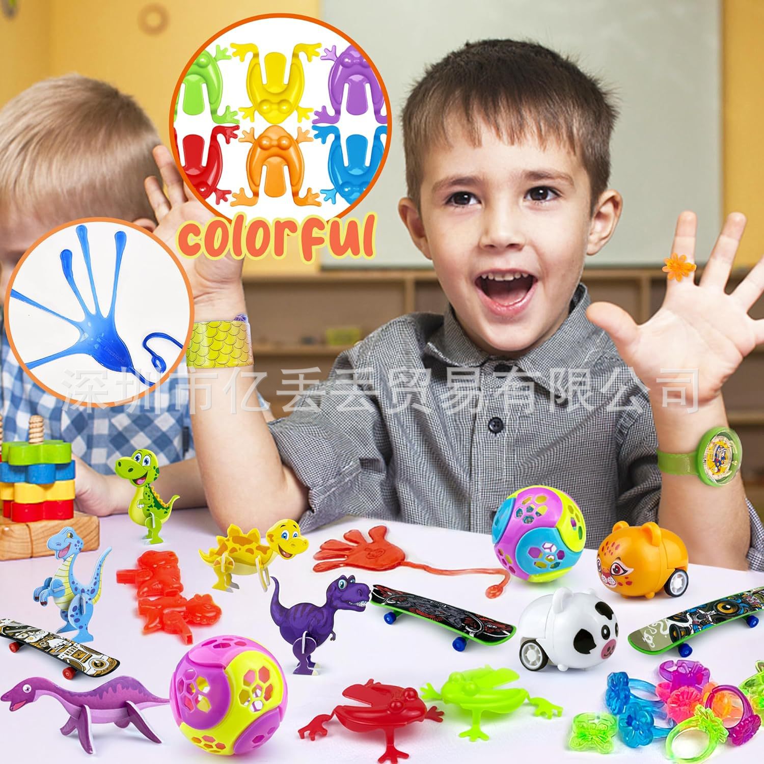 65Pcs Bulk Toy Mini Finger Skateboard Birthday Party Kidsren's Educational Toy Set