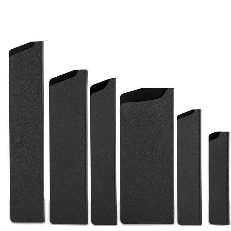 ABS knife sheath protector multiple sizes chef knife flocking cutter scabbard protective cover