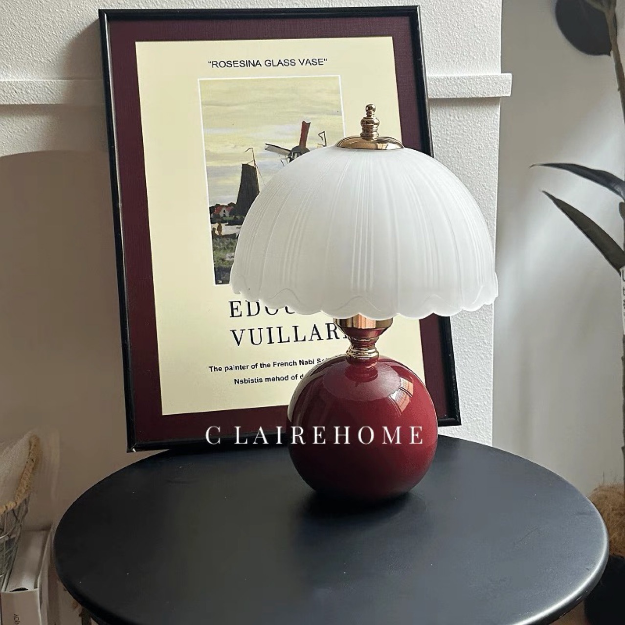 Cream Style Retro Creative Light Luxury Table Lamp Bedroom 2025 Bedside Table Master Bedroom Mushroom Atmosphere Night Light-