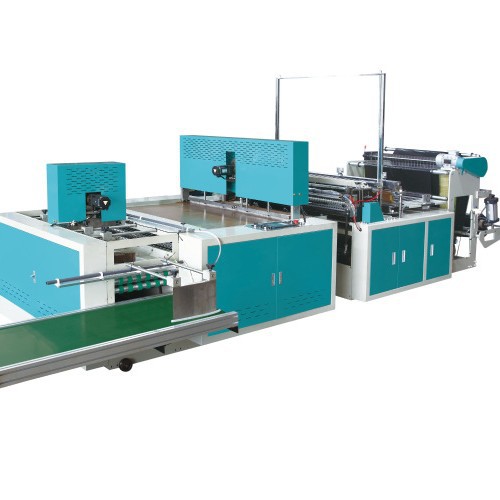 Xinshun 60% off Flat Bottom Sealing Bag Making Machine with Heat Sealing + Cold Cutting Design Suitable for Producing Large Flat Plastic Bags
